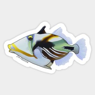 Reef Triggerfish Sticker